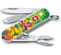 Нож-брелок Victorinox Classic LE Mexican Sunset 2018, 58 мм, 7 функций 0.6223.L1807