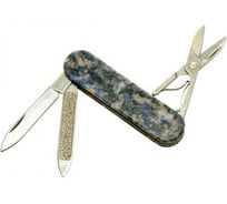 Нож-брелок Victorinox Classic LE Azul Santa Cruz, 58 мм, 4 функции, натуральный камень 0.6200.53