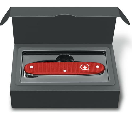 Нож Victorinox Alox Pioneer, 93 мм, 8 функций, красный 0.8201.L18