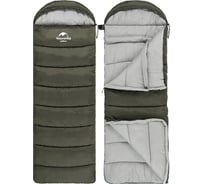 Спальный мешок Naturehike U Series двойной хлопок, осень-зима, Green U250S 6927595764305