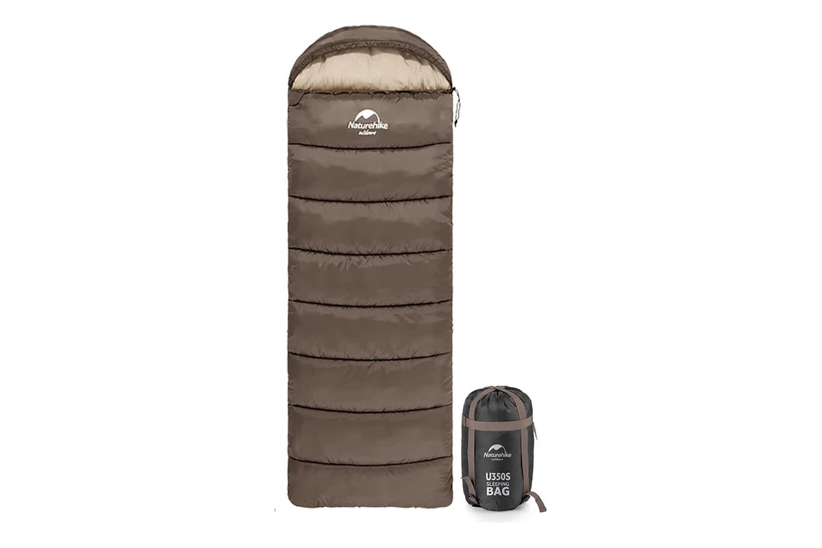 Спальный мешок Naturehike U Series двойной хлопок, осень-зима, Brown ...