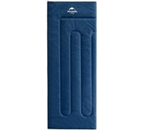 Спальный мешок-конверт Naturehike H150 NH19S015-D модернизированный, хлопковый, темно-синий 6927595737620