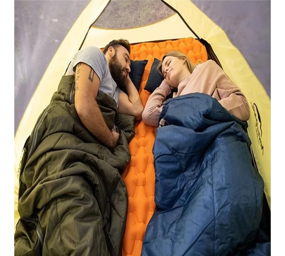 Спальный мешок-конверт Naturehike H150 NH19S015-D модернизированный, хлопковый, темно-синий 6927595737620