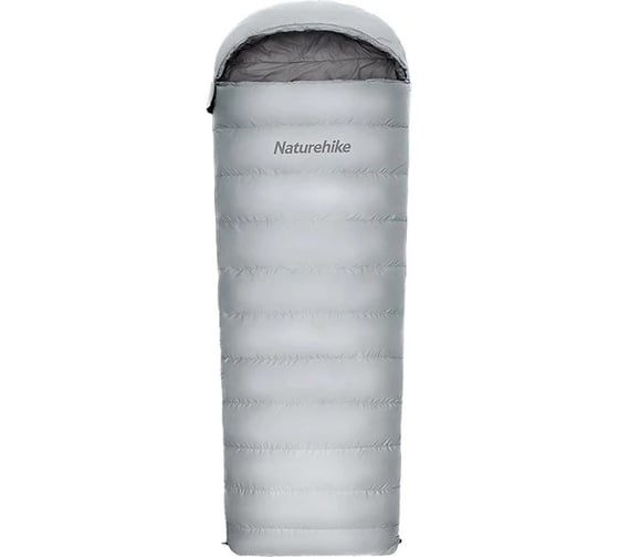 Ультралёгкий спальный мешок Naturehike RM80 Series, утиный пух, Grey, Size L 6927595707210