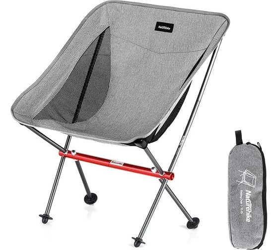 Складной стул Naturehike NH18Y050-Z светло-серый 6927595730683