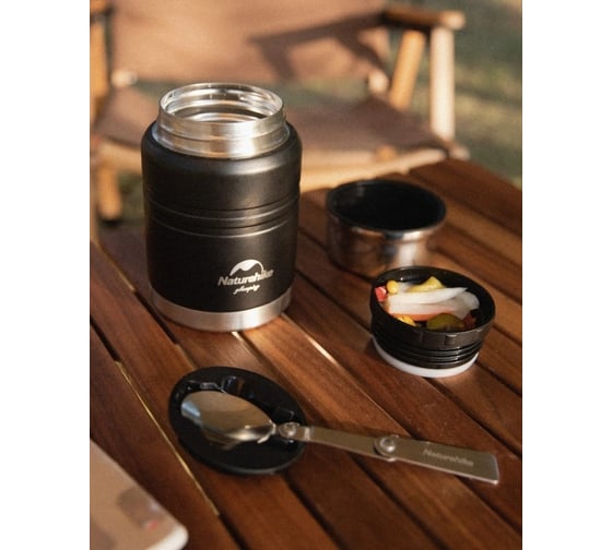 Термос для еды Naturehike NH20SJ041 500 мл, черный 6927595767467