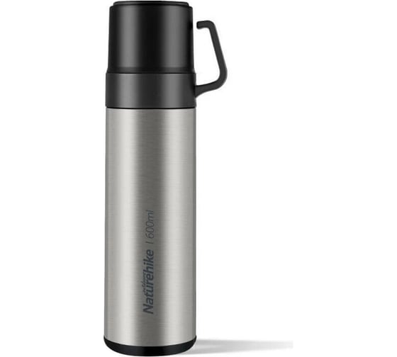 Термос Naturehike NH17S020-B 3-в-1, 600 мл, серебряный 6927595724125