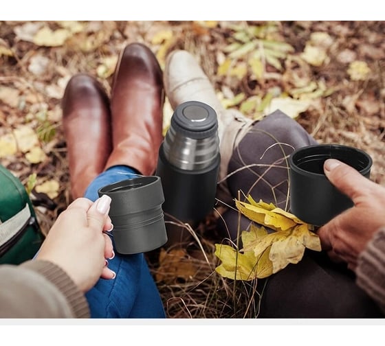 Термос Naturehike NH17S020-B 3-в-1, 600 мл, серебряный 6927595724125