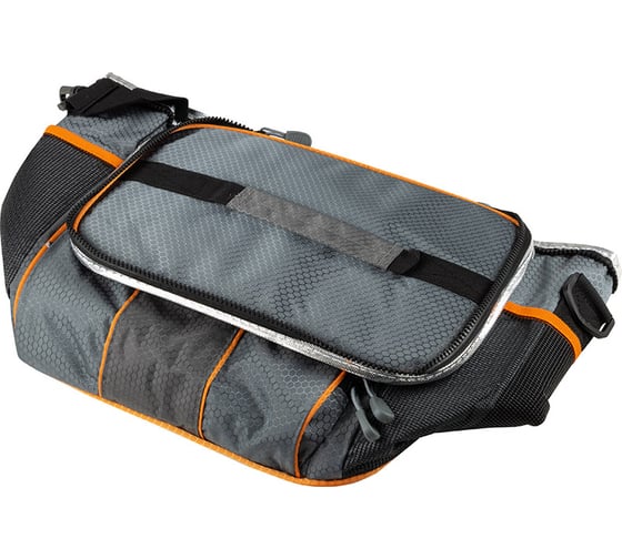 Термосумка Leonord ML15202, 20л, 30x22x30см, серый/оранжевый 104933