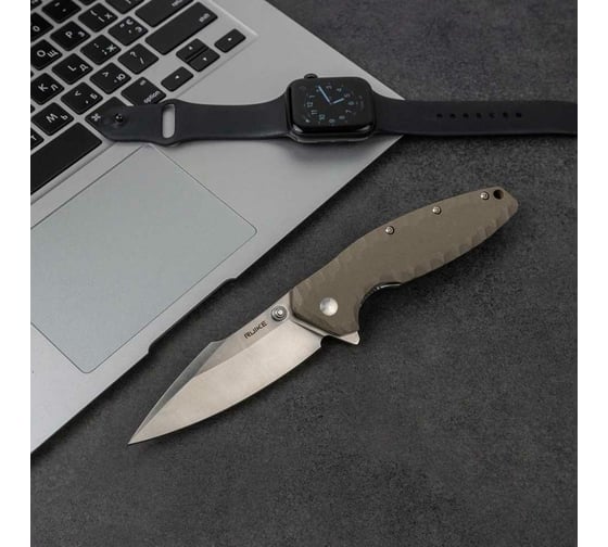 Нож Ruike серый P843-W
