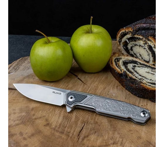 Нож Ruike серый P875-SZ
