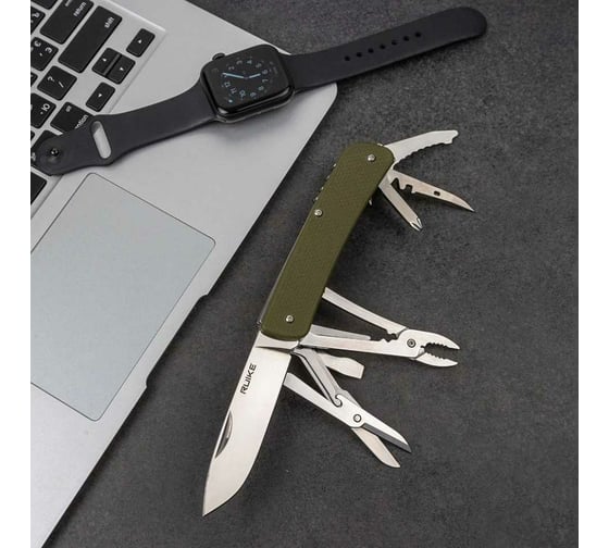 Нож Ruike 22 функции, зеленый L41-G