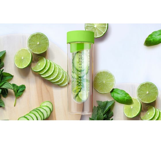 Бутылка Asobu Flavour it 0.48 л, зеленая SWG11 green