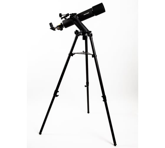 Телескоп Praktica Vega 90/600, искатель red dot, адаптер для смартфона, стальная тренога, черный 91290600