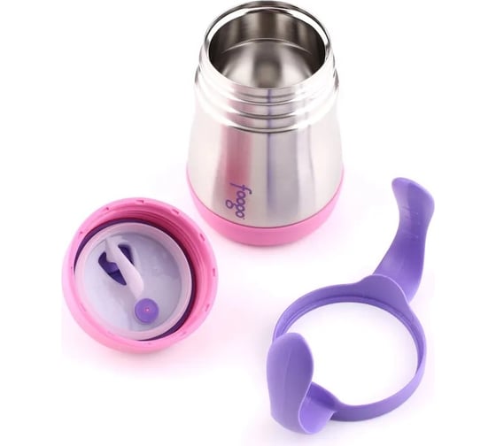 Поильник с ручками THERMOS Foogo Phases №1 BS500 розовый, 0.2 литра 102430