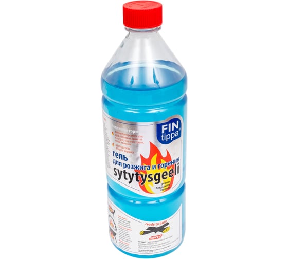 Средство для розжига FIN tippa сорт Г, гель, 1л, ПЭТ бутылка 4607066981265