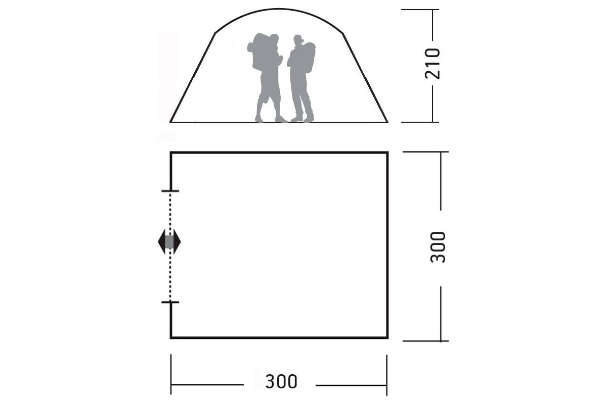 Тент-шатер GREENELL Кейд 95284-303-00 - выгодная цена, отзывы .
