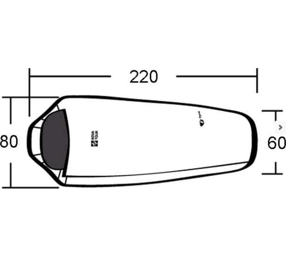 Спальный мешок NOVA TOUR Алтай 32131-958-Right