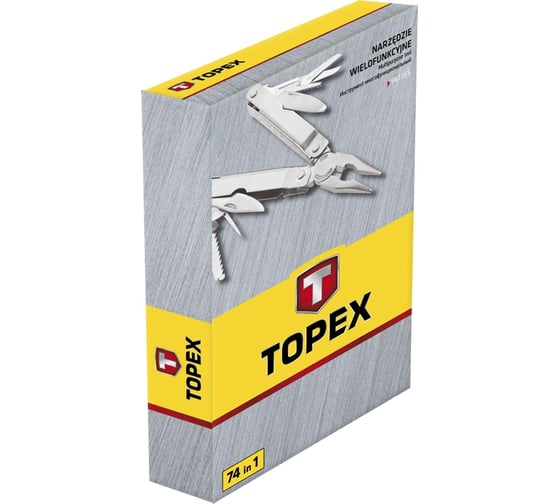 Мультитул TOPEX набор из 74 шт. 98Z055