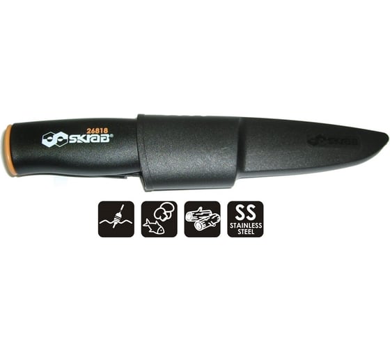 Нож с ножнами SKRAB 225 мм, плавающий SS 26818