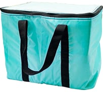 Изотермическая сумка-холодильник Бацькина баня голубая, 24 л 81036-ВИ