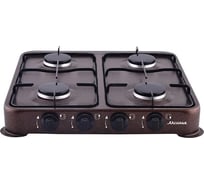 Четырехконфорочная газовая плита Аксинья КС-104 коричнеая 0R-00002151