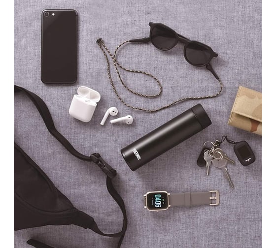 Термос из нержавеющей стали THERMOS JOJ-180 BK 0.18L 561558
