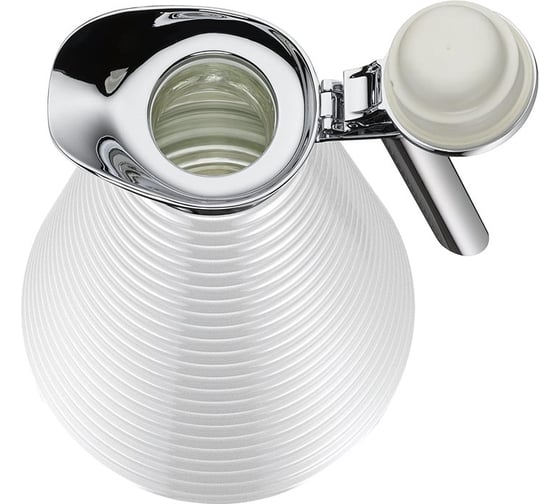 Вакуумный термокувшин со стеклянной колбой Alfi Achat White 1L 480454