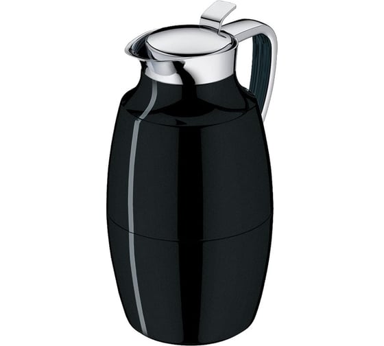 Вакуумный термокувшин со стеклянной колбой Alfi Jug Pallas Black 1L 480638