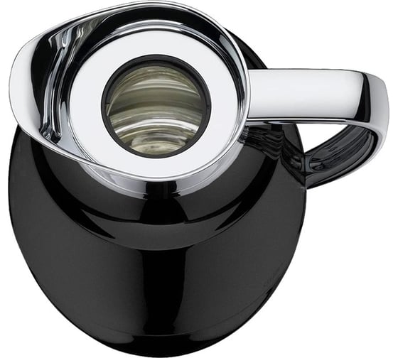Вакуумный термокувшин со стеклянной колбой Alfi Jug Pallas Black 1L 480638
