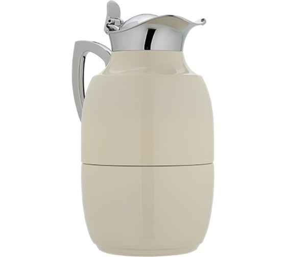 Вакуумный термокувшин со стеклянной колбой Alfi Jug Juwel Ivory 1.0L 427824