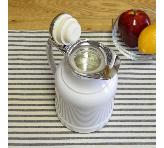Вакуумный термокувшин со стеклянной колбой Alfi Opal white 0.65L 691133