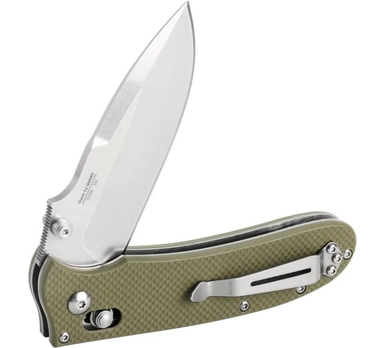  Нож Ganzo зеленый, D2 сталь D704-GR