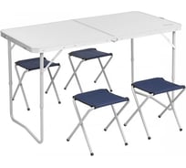 Набор мебели Premier fishing стол 60x120 см, алюминий, 4 табурета, чехол/velcro t-pr-fs-60x120+4-1 00000325255