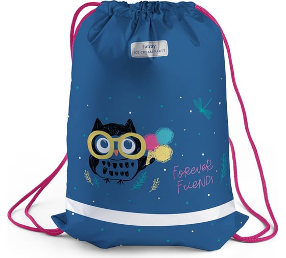 Мешок для обуви Berlingo 1 отделение, funny owl, 460x360 мм MS1062