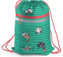 Мешок для обуви Berlingo 1 отделение, kittens green, 460x360 мм MS1028