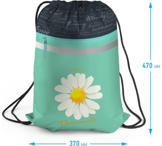 Мешок для обуви Berlingo 1 отделение, chamomile, 460x360 мм MS1038