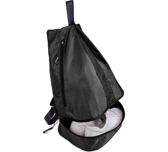 Мешок-сумка Berlingo 1 отделение, classic black, 39x28x19 см, 1 карман, отделение для обуви MS1050