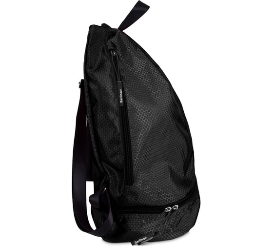 Мешок-сумка Berlingo 1 отделение, classic black, 39x28x19 см, 1 карман, отделение для обуви MS1050