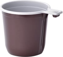 Одноразовые чашки для кофе OfficeClean 200 мл, 50 шт., премиум, бело-коричневые 321682