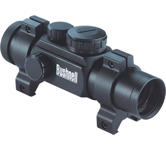 Прицел 1X28 Bushnell Outdoor Products TROPHY M, RED/GREEN DOT, 4 INTERCHANGEABLE RET. 730135