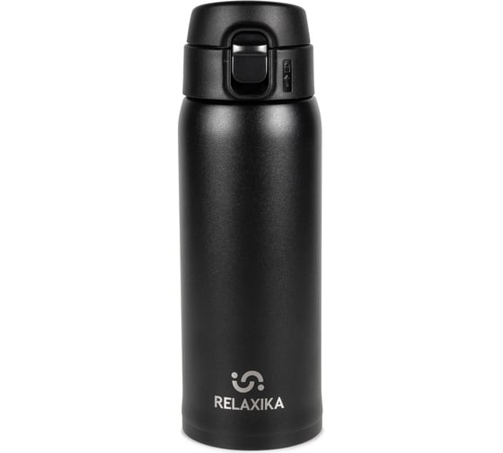 Термокружка Relaxika 701 0.48 л, черная R701.480.2L1