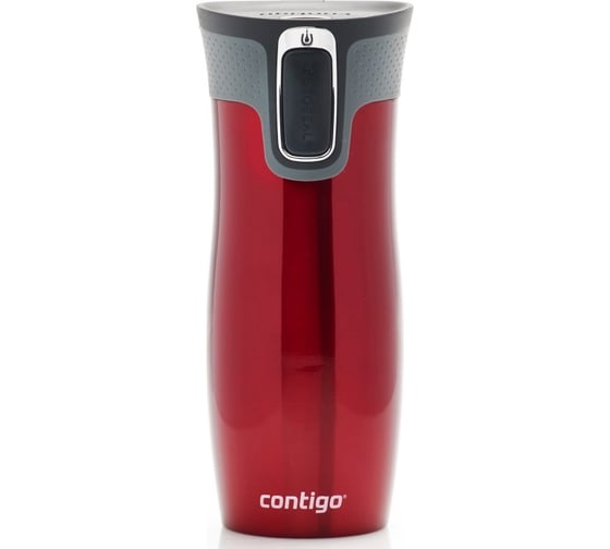 Термокружка Contigo West Loop 0.47 литра, красная contigo0097