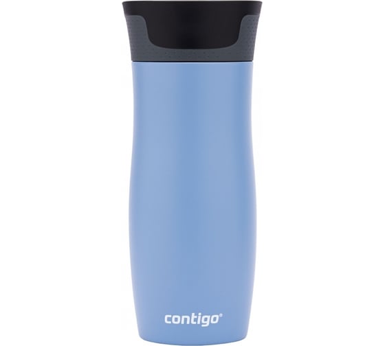 Термокружка Сontigo West Loop Earl Grey 0.47 литра, серо-голубая contigo2104578