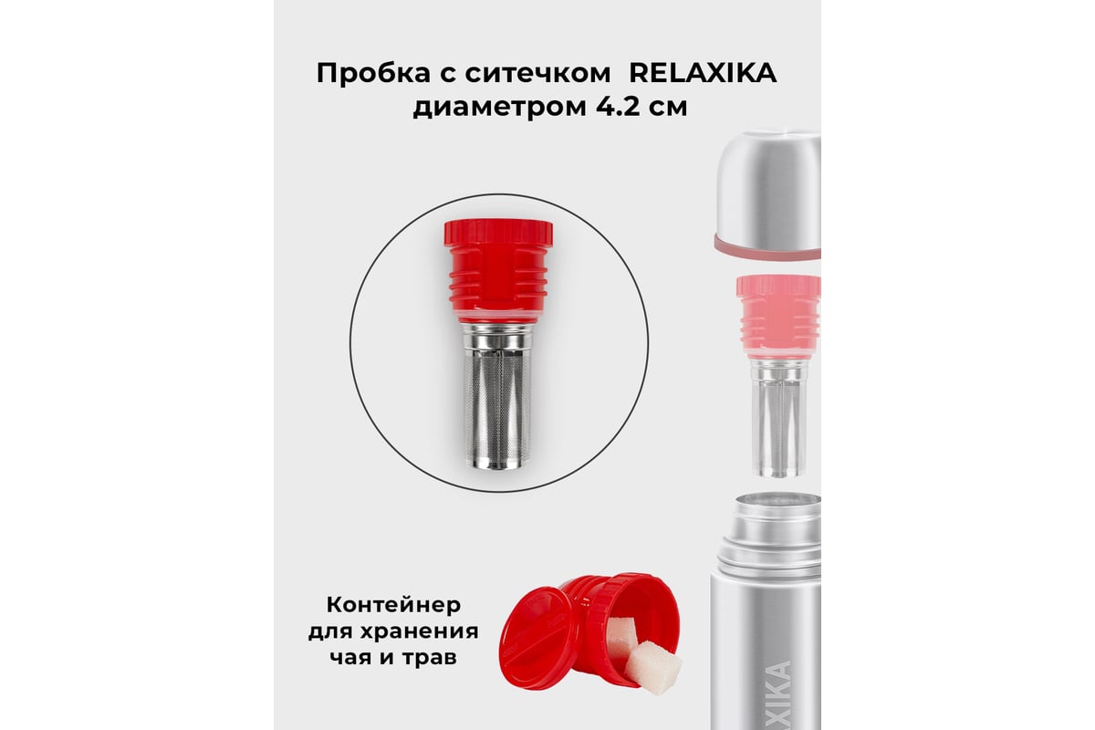 Пробка с ситечком Relaxika для термосов 101 серии 0.35 л, 0.5 л R.STPR ...