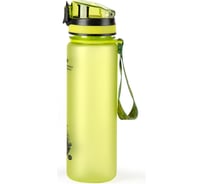 Бутылка для воды BAROUGE ACTIVE LIFE с нескользящим покрытием BP-915/100 600 мл/зеленый/бутылка