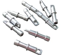 Алюминиевые концевики дуг Tramp 8.5 мм, серый, алюминий, 10 шт. TRA-014