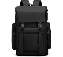 Объемный городской рюкзак URM под классический стиль, черный L00128