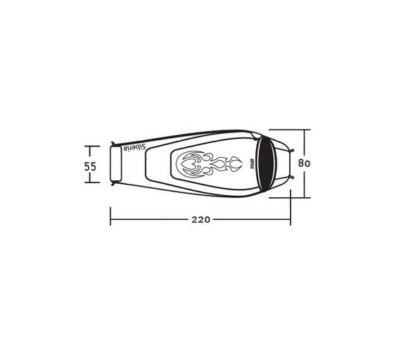 Спальный мешок NOVA TOUR Сибирь -20 V2 95421-233-Right