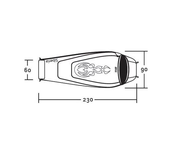 Спальный мешок NOVA TOUR Сибирь -20 XL V2 95422-233-Left